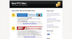 Desktop Screenshot of 10bestptcsites.com